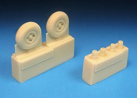 Barracuda 1/72 Spitfire 4-Slot Main Wheels, Block Tread Tires for EDU (Resin) Barracuda 1/72 Spitfire 4-Slot Main Wheels, Block Tread Tires for EDU (Resin)