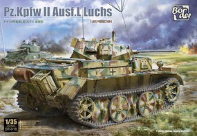 Border PzKpfw II Ausf L Luchs Late Production Plastic Model Military Vehicle Kit 1/35 Scale #bt18