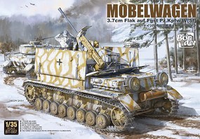 Border Fgst PzKpkw IV Mobelwagen w/3.7cm Gun Plastic Model Military Vehicle Kit 1/35 Scale #bt7