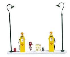 Berkshire 1940s Gas Station Island (Unpainted) Shell/Standard O Scale Model Railroad Building #458 Berkshire 1940s Gas Station Island (Unpainted) Shell/Standard O Scale Model Railroad Building #458