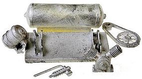 Berkshire Air Compressor with Tank & Motor O Scale Model Railroad Building Accessory #509 Berkshire Air Compressor with Tank & Motor O Scale Model Railroad Building Accessory #509