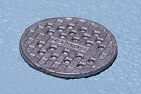 Berkshire Sewer lids 1930's 6/ O-Scale (6)