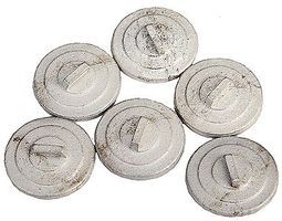 Berkshire 30-Gallon Garbage Can Cover Unpainted pkg(6) O Scale Model Railroad Road Accessory #637 Berkshire 30-Gallon Garbage Can Cover Unpainted pkg(6) O Scale Model Railroad Road Accessory #637