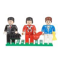 Brictek Mini Figurines Urban (3) Building Block Set #19302 Brictek Mini Figurines Urban (3) Building Block Set #19302