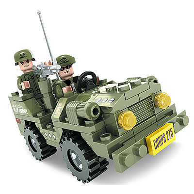 Brictek Army Jeep Corps 275 108pcs Building Block Set #25002