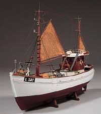 Billing-Boats 1/33 Mary Ann Double-Masted Fishing Boat (Intermediate)