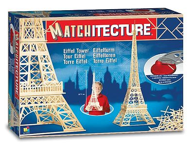 Bojeux Eiffel Tower (Paris, France) (1150pcs) Wooden Construction Kit #6611