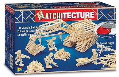 Bojeux Mechanical Digger (500pcs) Wooden Construction Kit #6641