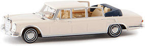 Berkina MB 600 Landaulet White Model Railroad Vehicle HO Scale #13014 Berkina MB 600 Landaulet White Model Railroad Vehicle HO Scale #13014