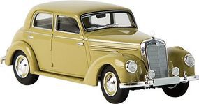 Berkina Mercedes Benz 220 Sedan Assembled Olive Yellow Model Railroad Vehicle HO Scale #13054 Berkina Mercedes Benz 220 Sedan Assembled Olive Yellow Model Railroad Vehicle HO Scale #13054