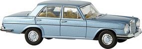 Berkina Mercedes 280 SE Sedan Assembled Metallic Gray Blue Model Railroad Vehicle HO Scale #13103 Berkina Mercedes 280 SE Sedan Assembled Metallic Gray Blue Model Railroad Vehicle HO Scale #13103
