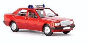 Berkina Mercedes Benz 190 E Assembled Fire Department (Red) Model Railroad Vehicle HO Scale #13204 Berkina Mercedes Benz 190 E Assembled Fire Department (Red) Model Railroad Vehicle HO Scale #13204