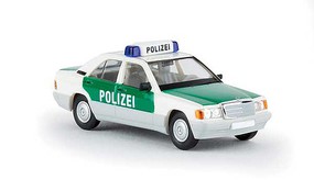 Berkina 1987-1993 Mercedes-Benz 190 E Sedan Assembled Police (white, green, German Lettering) Berkina 1987-1993 Mercedes-Benz 190 E Sedan Assembled Police (white, green, German Lettering)