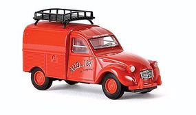 Berkina Citroen Kastenente 2 CV Delivery Truck Assembled Model Railroad Vehicle HO Scale #14145