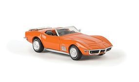 Berkina Chevrolet Corvette C3 Convertible Assembled Orange Model Railroad Vehicle HO Scale #19974 Berkina Chevrolet Corvette C3 Convertible Assembled Orange Model Railroad Vehicle HO Scale #19974