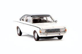 Berkina 1966-1971 Opel Rekord C Coupe Assembled White Model Railroad Vehicle HO Scale #20655 Berkina 1966-1971 Opel Rekord C Coupe Assembled White Model Railroad Vehicle HO Scale #20655