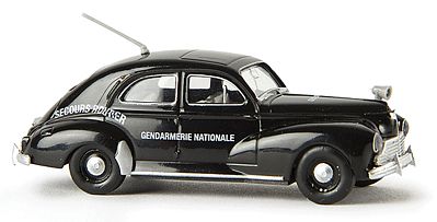 Berkina 1955-1967 Peugeot 203 Sedan Assembled French Police Model Railroad Vehicle HO Scale #29055
