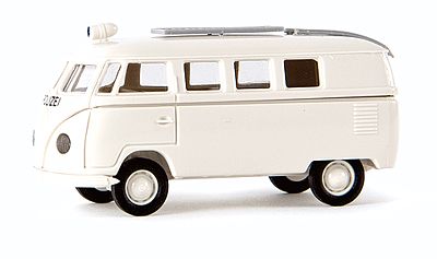 Berkina Volkswagen T1a Kombi Passenger Van Assembled White Model Railroad Vehicle HO Scale #31018