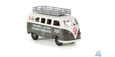 Berkina VW T1b Van Columbus HO Scale Model Railroad Vehicle #31557