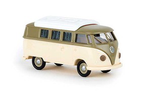 Berkina Volkswagen T1b Camper Passenger Van with Roof Hatch Assembled Bronze, Ivory Berkina Volkswagen T1b Camper Passenger Van with Roof Hatch Assembled Bronze, Ivory