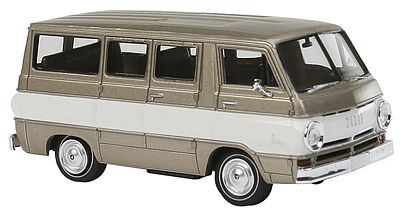 Berkina 1964 Dodge A 100 Passenger Van Assembled Gray Model Railroad Vehicle HO Scale #34305