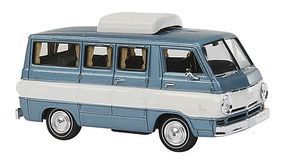 Berkina 1964 Dodge A 100 Passenger Van Assembled Light Blue Model Railroad Vehicle HO Scale #34307 Berkina 1964 Dodge A 100 Passenger Van Assembled Light Blue Model Railroad Vehicle HO Scale #34307