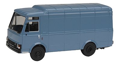 Berkina Magirus Deutz 90 D 6 Delivery Van Assembled Blue Model Railroad Vehicle HO Scale #34512