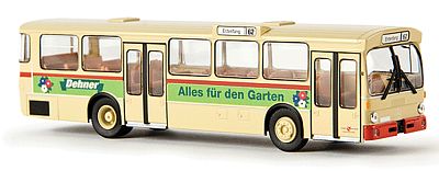 Berkina 1967-1970s Mercedes-Benz O 305 City Bus Germany HO Scale Model Railroad Vehicle #50727