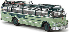 Berkina Saurer Bus green/green HO Scale Model Railroad Vehicle #58063 Berkina Saurer Bus green/green HO Scale Model Railroad Vehicle #58063
