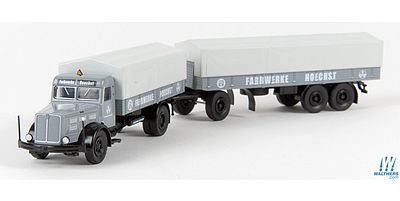 Berkina Faun L8L Farbwerke Hoechs HO Scale Model Railroad Vehicle #86208