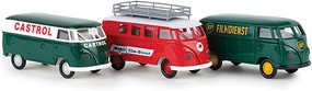 Berkina 1960-1963 Volkswagen T1 Van Set Assembled 1 Each- Castrol (green), Mobil (red), BP (green) Berkina 1960-1963 Volkswagen T1 Van Set Assembled 1 Each- Castrol (green), Mobil (red), BP (green)