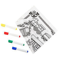 Peddler Railroad Engineer Bandana Coloring Kit