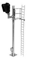 BLMS Modern Single-Head Block Signal Right Hand HO Scale Model Railroad Trackside Accessory #4038 BLMS Modern Single-Head Block Signal Right Hand HO Scale Model Railroad Trackside Accessory #4038