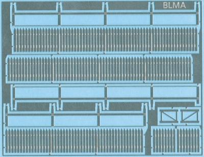 BLMS Picket Fence (Over 70 linear scale feet) HO Scale Model Railroad Building Accessory #4200