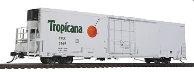 BLMS 64 Modern Reefer Tropicana TPIX #3169 HO Scale Model Train Freight Car #52711