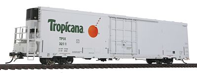 BLMS 64 Modern Reefer Tropicana TPIX #3211 HO Scale Model Train Freight Car #52713