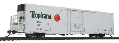 BLMS 64 Modern Reefer Tropicana TPIX #3223 HO Scale Model Train Freight Car #52714