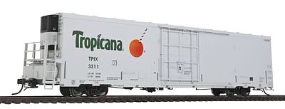 BLMS 64 Modern Reefer Tropicana TPIX #3311 HO Scale Model Train Freight Car #52721