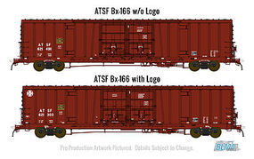 BLMS 60' Beer Car ATSF #621372 HO Scale Model Train Freight Car #53020 BLMS 60' Beer Car ATSF #621372 HO Scale Model Train Freight Car #53020