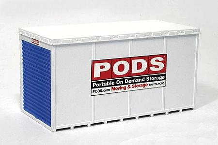 BLMS PODS(R) Moving & Storage Container N Scale Model Railroad Building Accessory #615