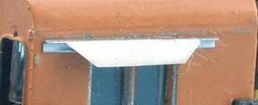 BLMS Angled Style Cab Sunshades N Scale Model Railroad Scratch Supply #74 BLMS Angled Style Cab Sunshades N Scale Model Railroad Scratch Supply #74