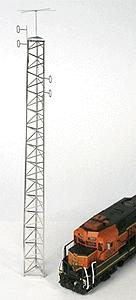 BLMS Radio Antenna Tower 70 Scale Feet Z Scale Model Railroad Building Accessory #8100