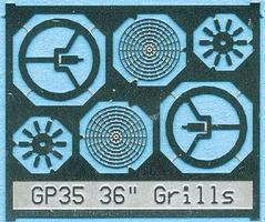 BLMS Fan Grill 36' without Center Plate Model Railroad Scratch Supply #88 BLMS Fan Grill 36' without Center Plate Model Railroad Scratch Supply #88