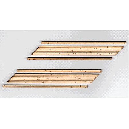 Blair-Line 2-lane angled (right) Wood Grade Crossing (2) N Scale Model Railroad Trackside Accessory #034