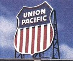Blair-Line Billboards Union Pacific Shield Herald HO Scale Model Railroad Roadway Accessory #1509 Blair-Line Billboards Union Pacific Shield Herald HO Scale Model Railroad Roadway Accessory #1509