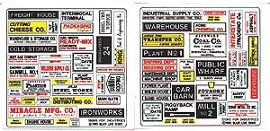 Blair-Line Advertising Signs - Industrial & Manufacturing HO Scale Model Railroad Roadway Accessory #155