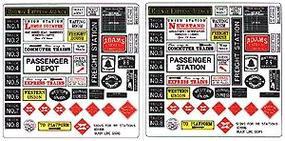 Blair-Line Advertising Signs Railroad Stations & Depots HO Scale Model Railroad Roadway Accessory #156