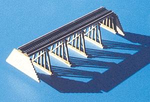 Blair-Line Pile & Frame Trestle - Laser-Cut Kit HO Scale Model Railroad Bridge #171