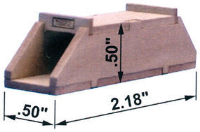 Blair-Line Concrete Culvert Kit (2.18'') N Scale Model Railroad Miscellaneous Scenery #1808