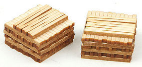 Blair-Line Pile O' Ties non stain untreated (2) N Scale Model Railroad Building Accessory #1812